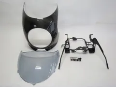 Z900RS z900rs 専用 カウル ビキニカウル ＆ スクリーン ＆ ステー セット C カーボン ＆グレーライトスモークのサムネイル