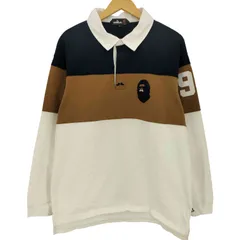 ミスターベイシングエイプ Mr. BATHING APE 25aw LS RUGBY POLO ＃2 メンズ JPN：L のサムネイル