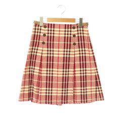 Burberry Blue Label プリーツスカート チェック 36 Y2K - メルカリ