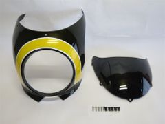 Z900RS ビキニカウル イエローボール ディアブロブラック 厚膜仕上げ