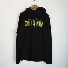 MARCELO BURLON マルセロバーロン COUNTY OF MILAN Sleepwalker Hoodie スウェット パーカー トレーナー プルオーバー 黒 M 3777Q★4のサムネイル