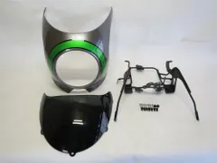 Z900RS z900rs 専用 カウル ビキニカウル ＆ スクリーン ＆ ステー セット C 灰ｘ緑＆スモークのサムネイル