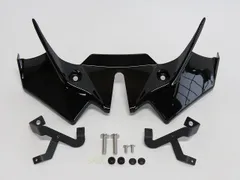 Z650 2020-2025 フロントフェアリング ウィングチップ プロテクション 黒艶ありのサムネイル