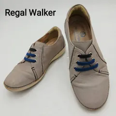 Regal Walker　リーガルウォーカー　レザースニーカー　エラスティックシューレース　幅広　22 1/2　グレー/灰色のサムネイル