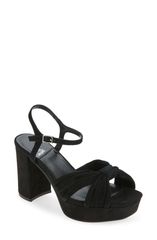 제프리 캠벨 여성 신발 샌들 플랫폼 Jeffrey Campbell Dalida Platform Sandal Black Suede 블랙