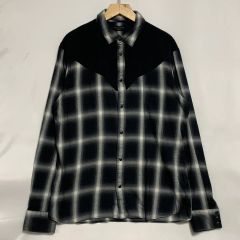 GIVENCHY スター刺繍 チェックシャツ ss aw ジバンシー - メルカリ