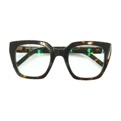 サンローラン パリ SAINT LAURENT PARIS FRAME 眼鏡 メガネ べっ甲柄 度無し Deuxieme Classe取り扱い 51□23 黒 ブラック 茶 ブラウン /SS ■OSのサムネイル