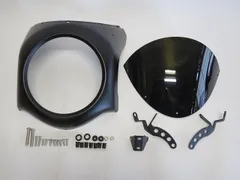エリミネーター ELIMINATOR 400 500 2023 以降 スクリーン ウインドシールド 黒艶なしXスモークのサムネイル