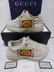 24755✨グッチ インターロッキング シェリーライン ダッドスニーカー