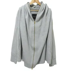 美品 クリーニング済 DOUBLE STANDARD CLOTHING ダブルスタンダードクロージング オーバーサイズ パーカー ジャケット F グレー レディース 古着 中古 USEDのサムネイル