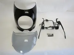 Z900RS z900rs 専用 カウル ビキニカウル ＆ スクリーン ＆ ステー セット C 黒＆グレーライトスモークのサムネイル
