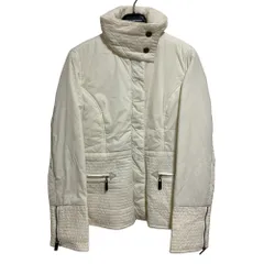 美品 EMPORIO ARMANI エンポリオアルマーニ 中綿 パテッドジャケット ブルゾン I38 ホワイト レディース 古着 中古 USEDのサムネイル