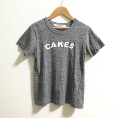 良品 OLDMAN'S TAILOR R&D.M.Co- オールドマンズテーラー cake t-shirt 半袖 プリント Tシャツ カットソー サイズL メランジグレー レディース 古着 中古 USEDのサムネイル