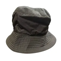 美品 PRADA プラダ ナイロン バケットハット M カーキ レディース 古着 中古 USEDのサムネイル