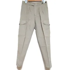 良品 PT01 ピーティーゼロウーノ CARROT FIT リネン×コットン カーゴパンツ サイズ44 ベージュ メンズ 古着 中古 USEDのサムネイル