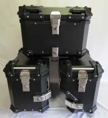 Triumph用 Tiger 900 Rally/Pro Tiger 850 Sport サイドキャリア ＆ サイドBOX-B ＆ 45LリアBOX-A 5点セット黒のサムネイル