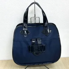 【ティラマーチTILA MARCH】⚫︎ZELIGゼリグナイロンエナメルトートバッグ ネイビー×ブラック ⭐︎のサムネイル