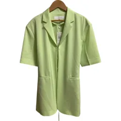 未使用 22AW LE CIEL BLEU ルシェルブルー Hook Eye Blazer Shirt 半袖 シャツ ジャケット サイズ36 グリーン レディース 古着 中古 USEDのサムネイル