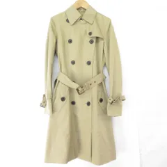 良品 BLUE LABEL CRESTBRIDGE ブルーレーベルクレストブリッジ トレンチコート サイズ36 ベージュ レディース 古着 中古 USEDのサムネイル