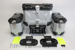 クロスカブ CC110 cc50 2018-2026 リアキャリア& サイドキャリア＆ 18LサイドBOX& 45LリアBOX５点セット黒銀のサムネイル