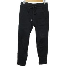 良品 THE RERACS ザリラクス STRETCH SLIM BAKER イージー ストレッチ テーパードパンツ 36 ブラック レディース 古着 中古 USED