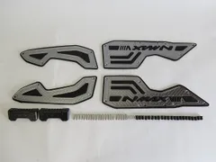 NMAX nmax125/155 n-max V3 2025 以降 CNC アルミ ステップボード スリップ防止機能付き B 灰のサムネイル