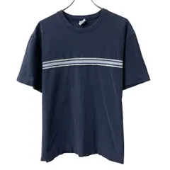 OLD NAVY 半袖 Tシャツ XL ネイビー オールドネイビー プルオーバー ボーダー コットン100 カットソー 夏物 a806-6240のサムネイル