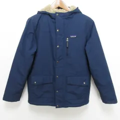 良品 patagonia パタゴニア BOYS' INFURNO JACKET インファーノ ジャケット ジップ パーカー 68460 キッズサイズ XL 14Y ネイビー  キッズ 古着 中古 USED