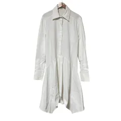 美品 STELLA McCARTNEY ステラマッカートニー バックオープン シャツドレス ワンピース ホワイト  レディース 古着 中古 USEDのサムネイル