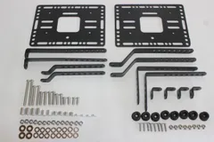 サイドボックスブラケット アルミニウム合金 18L荷物ケース用 クイックリリースキャリア左右セット 汎用のサムネイル
