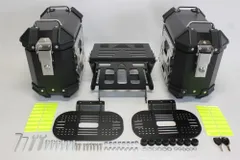 クロスカブ CC110 cc50 2018-2026 リアキャリア& サイドキャリア＆ 18LサイドBOX 4点セット黒のサムネイル