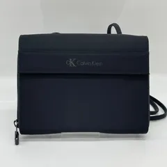 BN9288□カルバンクライン ウォレットバッグ ショルダーバッグ お財布バッグ ブラックのサムネイル