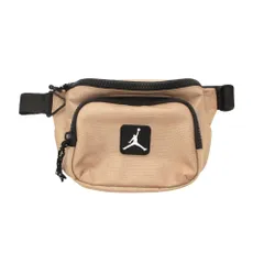 美品 JORDAN ジョーダン ボディバッグ クロスボディバッグ ナイロン ジャンプマンロゴ ベージュ メンズ 【中古】