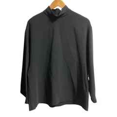 美品 AP STUDIO エーピーストゥディオ High-necked Blouse ハイネックブラウス ブラック レディース 古着 中古 USEDのサムネイル