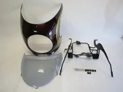 z900rs 専用 カウル ビキニカウル ＆ スクリーン ＆ ステー セット C キャンディートーンレッド＆グレーライトスモークのサムネイル