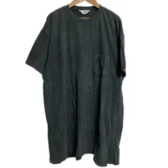 美品 UNUSED アンユーズド Long T-Shirts ユーズド加工 ショートスリーブ ロングTシャツ カットソー US1112 サイズ1 グレー メンズ 古着 中古 USEDのサムネイル