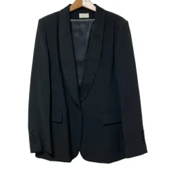 美品 Grace Class グレースクラス トリアセ スモーキングジャケット 38 ブラック レディース 古着 中古 USEDのサムネイル