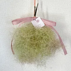 ふわふわスモークツリーのドライフラワースワッグ♡壁掛けインテリア