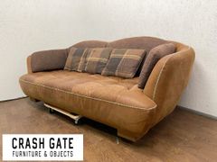 関家具 クラッシュゲート マックⅢ 3人掛け 本革 オイルレザー - メルカリ