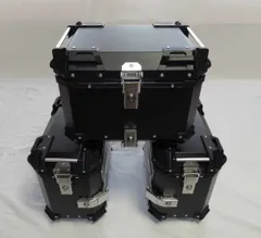 Triumph用 Tiger タイガー 1200 Gt / Ralley 2022 以降 サイドキャリア ＆ サイドBOX＆45LリアBOX 5点セット黒のサムネイル