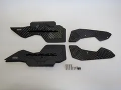 NMAX nmax125/155 n-max V3 2025 以降 CNC アルミ ステップボード スリップ防止機能付き 黒のサムネイル