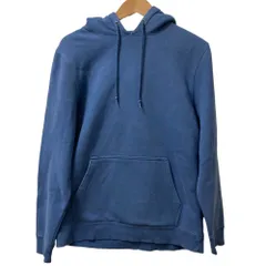 良品 STUSSY ステューシー ロゴ刺繍 プルオーバー スウェット パーカー ブルー メンズ 古着 中古 USEDのサムネイル