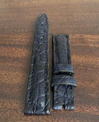 美品 ジャンルソー クロコダイル ストラップ 黒20-18mm ジャンルソー クロコ ストラップ 黒20-18mm - メルカリ