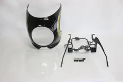 Z900RS z900rs 専用 カウル ビキニカウル ＆ スクリーン ＆ ステー セット 黒X金X白＆クリアのサムネイル