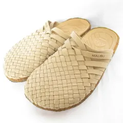 美品 MALIBU SANDALS マリブサンダルズ イントレチャートサンダル 23cm グレージュ レディース 古着 中古 USEDのサムネイル