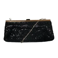 美品 VIVIENNE TAM ヴィヴィアンタム レース パーティバッグ 2WAY チェーンショルダーバッグ クラッチバッグ ブラック レディース 古着 中古 USEDのサムネイル