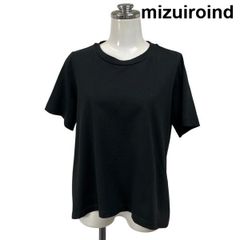 B606/美品 mizuiroind ブラウス ジョーゼット ドロップショルダー 