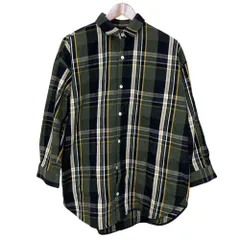 美品 Traditional Weatherwear トラディショナルウェザーウェア チェック ネルシャツ サイズS グリーン メンズ 古着 中古 USEDのサムネイル
