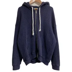 美品 Seagreen シーグリーン ONI WAFFLE HOODIE ワッフル パーカー LSEA23S8644 サイズ3 ネイビー メンズ レディース 古着 中古 USEDのサムネイル