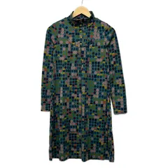 JOCOMOMOLA(ホコモモラ) ワンピース サイズ40 XL レディース美品  - ブルーグリーン×ダークネイビー×マルチ 長袖/ロングのサムネイル
